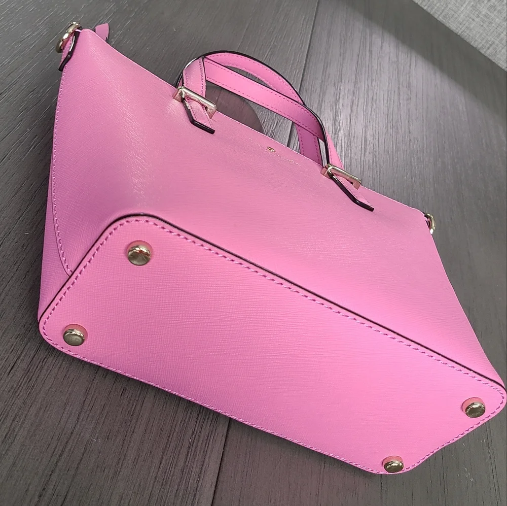 NWOT - Kate Spade Satchel w/Crossbody Strap Pink π - Picture 4 of 15